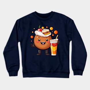 kawaii  junk food T-Shirt cute  funny Crewneck Sweatshirt